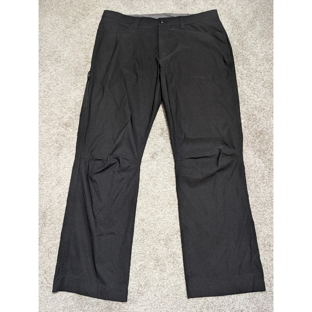 Eddie Bauer Pants Mens 36x30 Black First Ascent Guide Pro Hiking Technical NWT